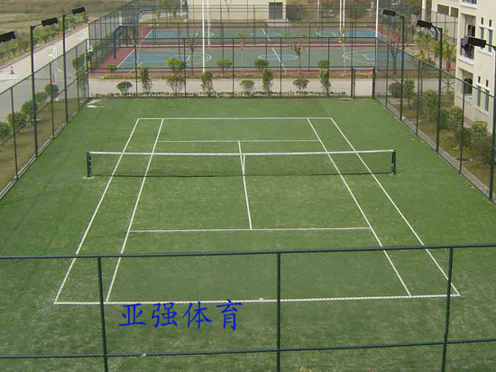 亚强体育施工案例:网球场