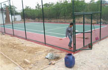 亚强体育施工案例:丙烯酸网球场施工YQ-007,