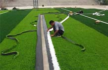 亚强体育施工案例:人造草坪